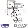 Grohe Concetto Single Lever Sink Mixer Kitchen Tap Dimensions